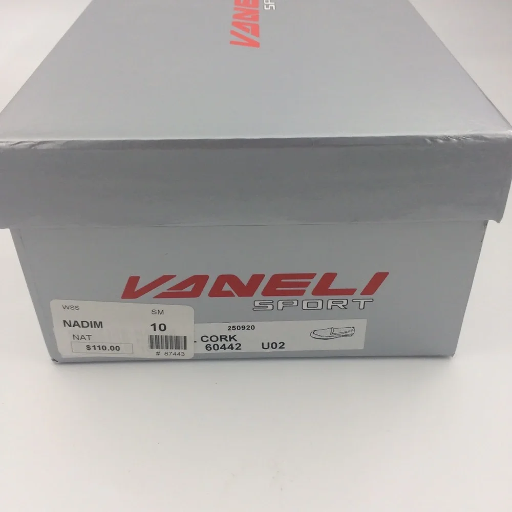 NWT Vaneli Sport Cork Espadrille Slip Ons